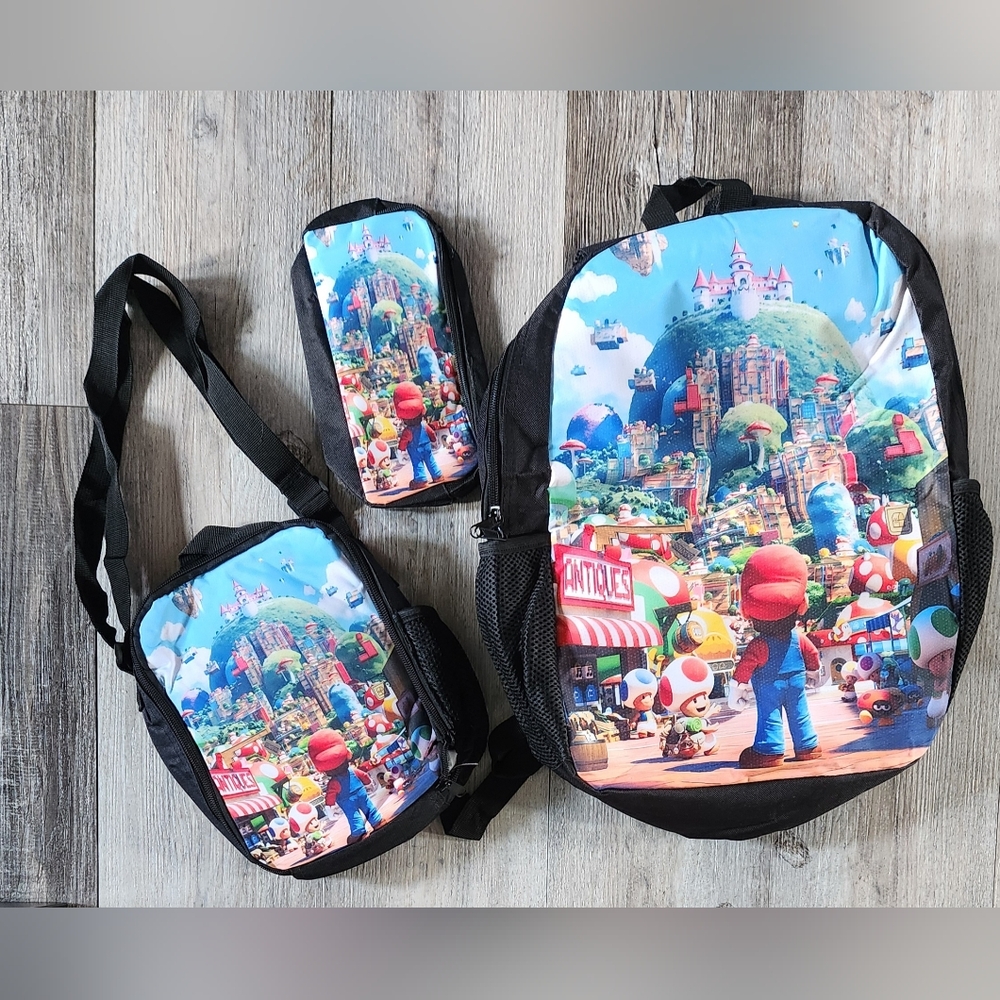 3-Piece 3-D Super Mario Bros
